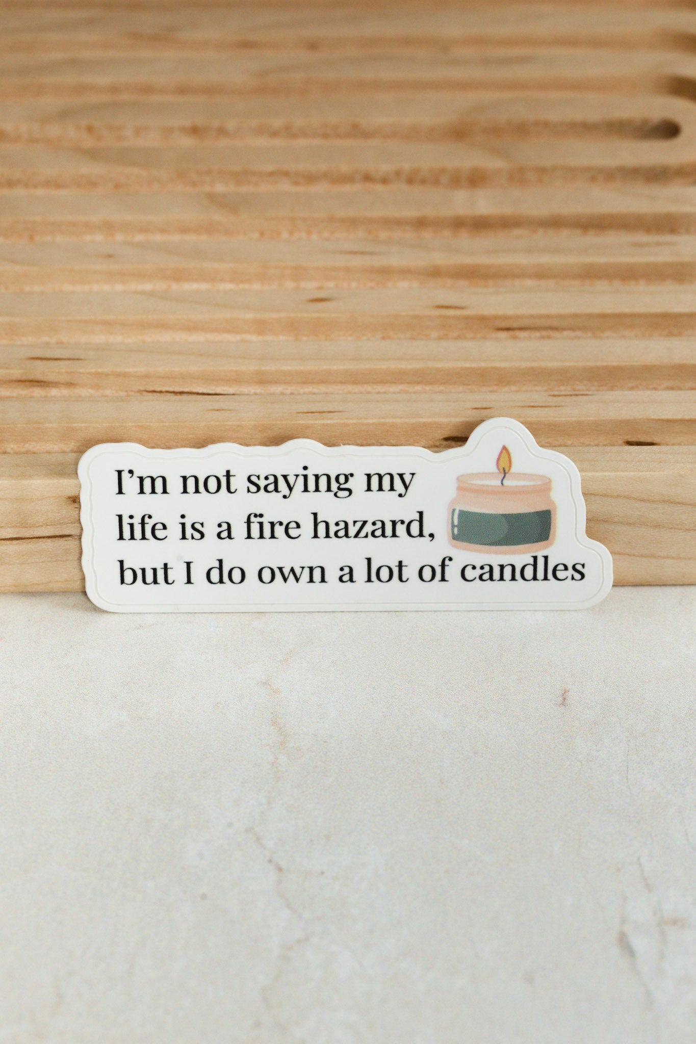 "Fire Hazard" Sticker