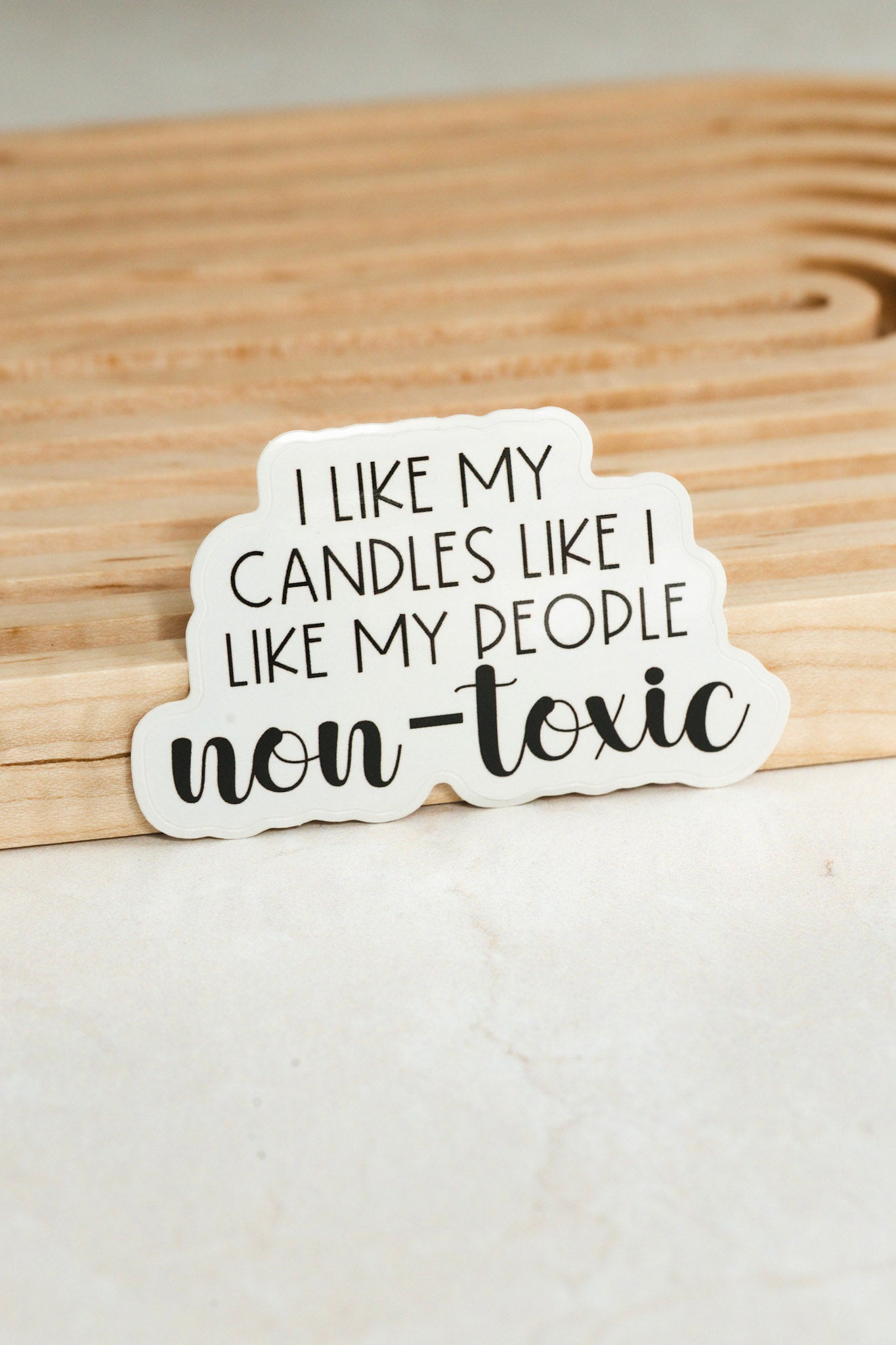 "Non-Toxic" Sticker