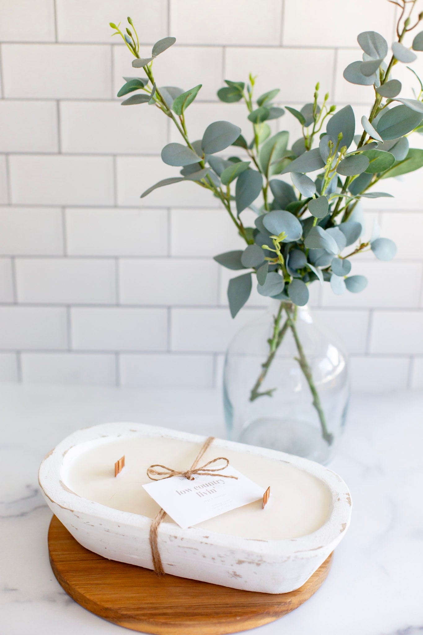 Low Country Livin' Wooden Dough Bowl