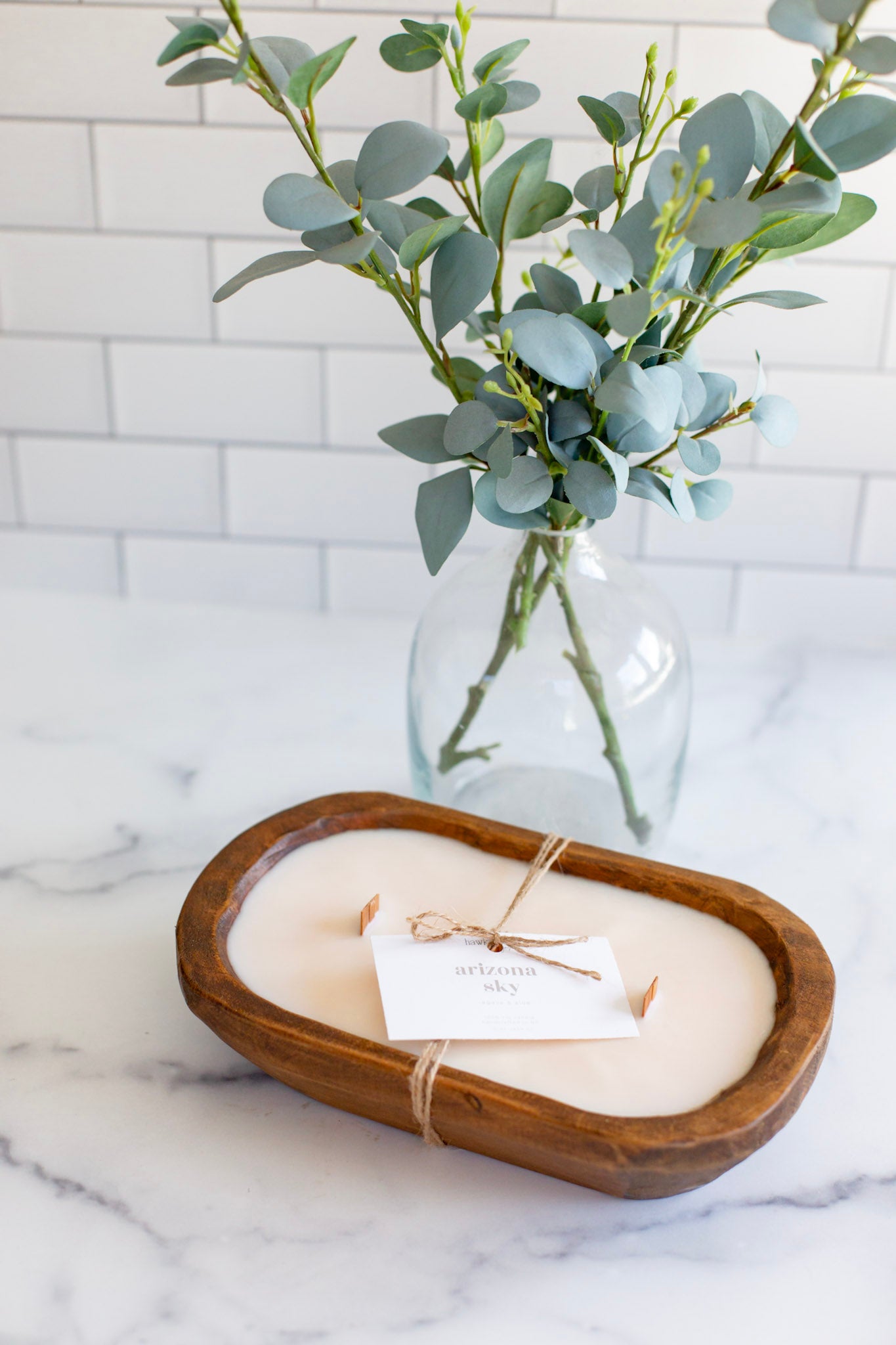 Arizona Sky Wooden Dough Bowl