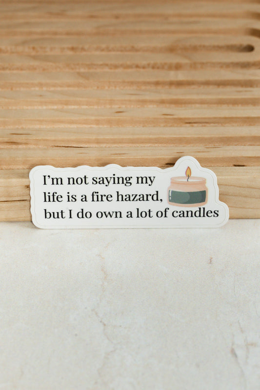 "Fire Hazard" Sticker