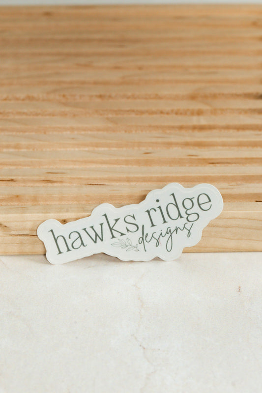 Hawks Ridge Designs Logo Sticker