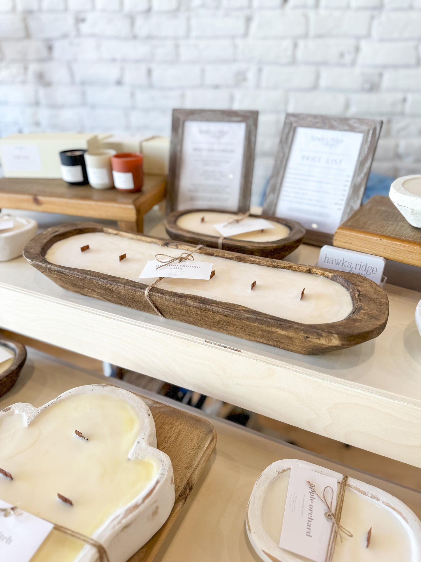 Extra Large Wooden Dough Bowl