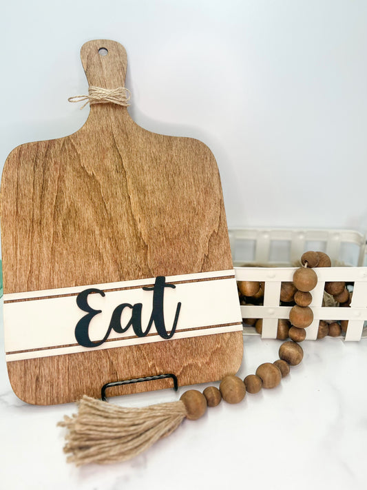 "Eat" Decorative Cutting Board